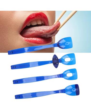 Juopzkenn 4-Part Lip & Tongue Muscle Trainer for Clear Speech - Mouth Muscle Rehabilitation Tool (Large Blue) - Improve Flexibility & Language Skills - Buy Online on GoSupps.com