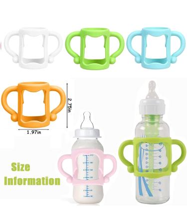 6 Pack Dr. Brown Multicolor Silicone Baby Bottle Handles - Easy Grip Holders for Babies - BPA-Free - Buy Online on GoSupps.com