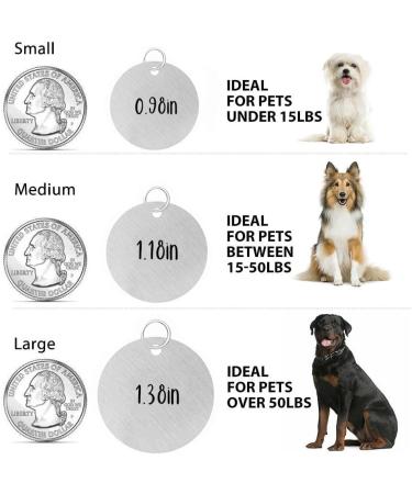Personalized Engraved Dog Tags | Colored Stainless Steel Pet ID Tags | Custom Dog & Cat Name Signs | Durable Animal Tags - Buy Online on GoSupps.com