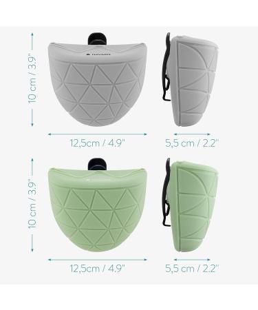 Buy Navaris 2x Silicone Dog Food Bags - Snack Bags with Clip for Treats | International Shipping Available - Buy Online on GoSupps.com