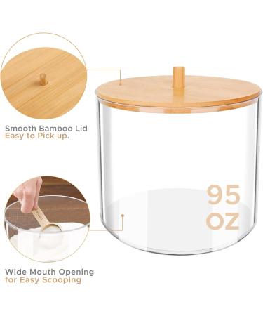 JYPS Laundry Detergent Pods Container - Plastic Storage Organizer for Bathroom - Holds Detergent Pods, Bath Bombs, Scent Boosters - 1-Pack - Buy Online on GoSupps.com