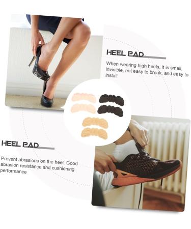 3 Pairs Non-Slip Heel Grips for Ladies Shoes | Cushions & Inserts for Too Big Heels | Assorted Colors - Comfort & Fit - Buy Online on GoSupps.com