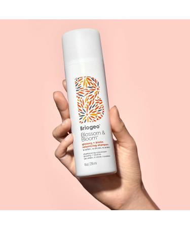 Briogeo Blossom & Bloom Volumizing Shampoo | Ginseng + Biotin Formula for Fine, Thin Hair | Vegan, Phalate & Paraben-Free | 8oz - Buy Online on GoSupps.com