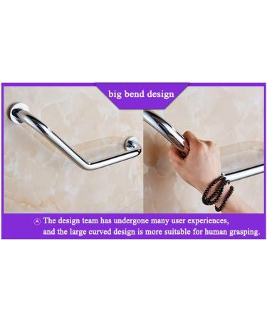 135 Angled Grab Bars - Bathtubs & Showers Wall-Mounted 18in Bathroom Safety Grab Bar Hand Support Rail Copper Handrails Support Hand - Buy Online on GoSupps.com