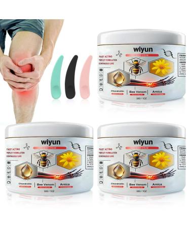 Hiullen 3 pieces todahof Bienergiftsalbe bee serenbite for pain Bee Venom Pain Cream bee serenade cream beeergift joint bone therapy bee cream for Soress Muscle Recovery