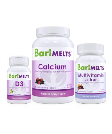 BariMelts Immunity Bundle - Multivitamin with Iron Calcium Citrate and Vitamin D3