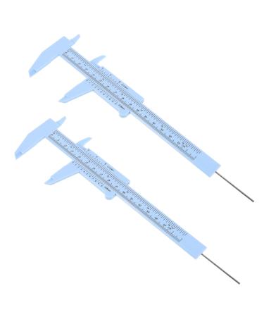 Housoutil 2pcs Eyebrow Ruler Mini Multipurpose Tool Eyebrow Shaper Ruler Musical Instrument Portable Miss