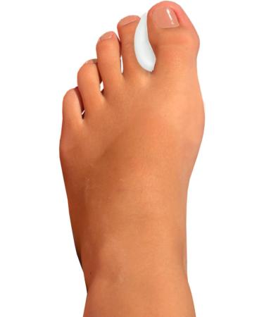 Soft Gel Toe Separators & Spacers - 2 Pack Large Size for Hallux Valgus, Corn Protection & Comfort - Buy Online on GoSupps.com