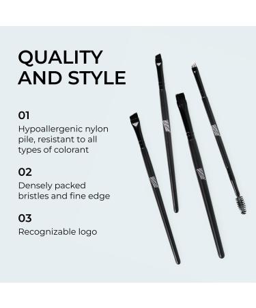 Buy BRONSUN Double-Sided Cosmetic Brush for Eyebrow Tinting & Makeup | Professional Quality | Fast International Shipping - Buy Online on GoSupps.com