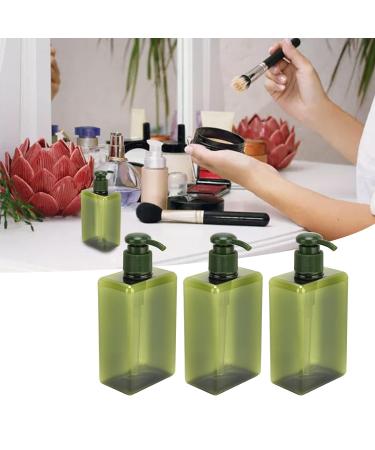 Travel Size Toiletries Leakproof 280ml Plastic Pump Bottles | 3Pcs Thickened Travel Bottles for Bathroom & Kitchen - Buy Online on GoSupps.com