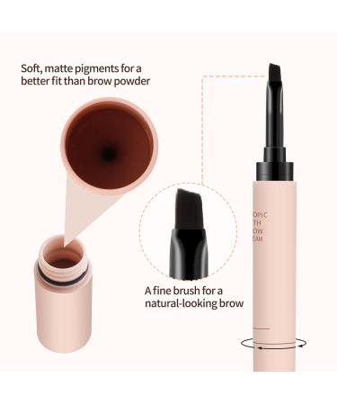 Boobeen Waterproof Eyebrow Pencil - Long Lasting Light Brown Eyebrow Definer & Multi-Purpose Eyeliner for Natural Matte Makeup - Buy Online on GoSupps.com