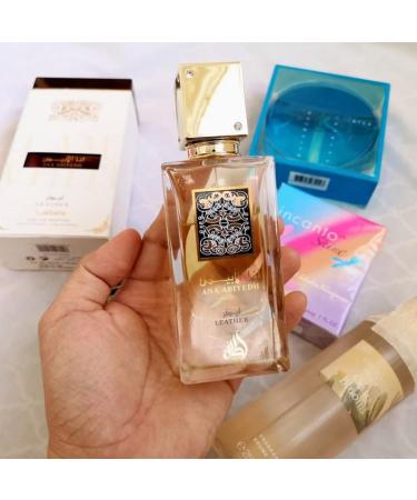 Lattafa Perfumes Ana Abiyedh Leather - EDP 60ML (2.0 OZ) Oriental with a Classic Combination of Oudh Roses & Vanilla. (Ana Abiyedh Leather) - Buy Online on GoSupps.com