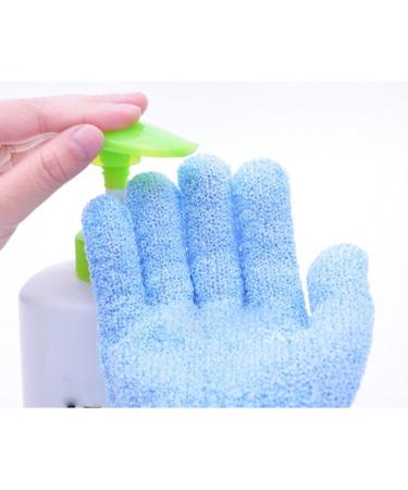 5PCS Exfoliating Shower Gloves for Body Spa | Dead Skin Remover Bath Gloves | Soft Bathing Accessories for Men, Women, Children - Hot6sl - Buy Online on GoSupps.com