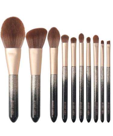 10-Piece Super Soft Makeup Brush Set - Portable Eye Shadow Brushes for Flawless Application | International Shipping Available - Buy Online on GoSupps.com