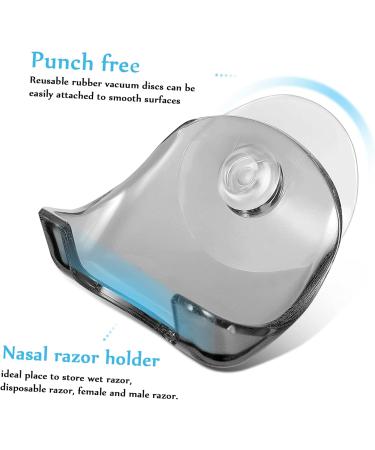 Cabilock Shower Holder 6-Piece Set | Adhesive Bathroom Hanger for Towels Razors & Loofahs | Gray Organizer for Kitchen & Shower Storage - Buy Online on GoSupps.com