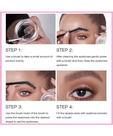 Brow Wax Clear Brow Soap Waterproof Brow Defining Wax Fixed Brow Eyebrow Gel Eyebrow Lifting and Defining - Buy Online on GoSupps.com