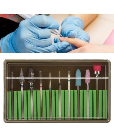 Nail Drill Bit Set with Materials with Perfect Effect Nail Drill Bits for Beauty Salon Shop Manicure Shop (ZeoopTmXHMMXES-11) - Buy Online on GoSupps.com