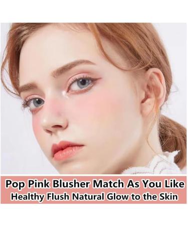 GoHo Liquid Blush Beauty Wand | Soft Cream Blush Stick with Cushion Applicator | Long-Lasting & Easy to Blend | Natural Dewy Finish | 01# Bliss Pink - Buy Online on GoSupps.com