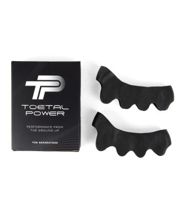 Toetal Power Toe Separators- Fitness Men and Women- Bunion Correction Plantar Relief Correct Toe Alignment- Exercise Accessory Kettlebell Yoga Running- Comfortable Flexible Silicone