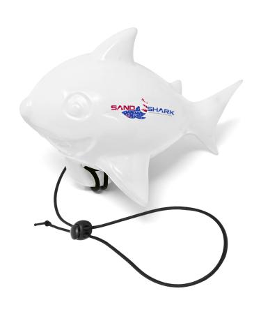 Premium Floating Anchor Marker Buoy by SandShark. High Visibility Markers for Anchors at The Beach, Lake, Shallow Water, Sandbar, Find Your Anchor (Red White Blue)