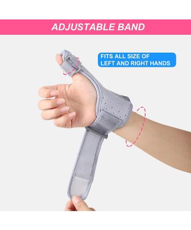 Cobistory Reversible Thumb & Wrist Brace | Spica Support Splint for Sprains & Arthritis | Lightweight & Breathable Unisex Gray | 1 Pack - Buy Online on GoSupps.com