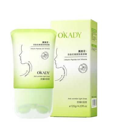 GINILOO AH-8 Firming Neck Cream with Roller Massage Moisturizer - Targets Crepey Skin Reduces Neck Lines Moisturizer for All Skin Types 4.22 fl oz