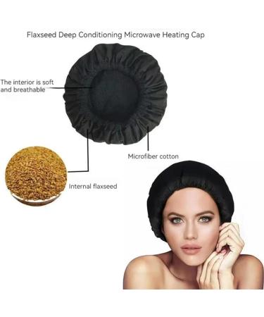 Heating Cap for Hair - Thermal Heat Cap | Flaxseed Conditioning Cap with Shower Caps for Home and Salon Use Cordless Hair Drying Styling Tools - Buy Online on GoSupps.com
