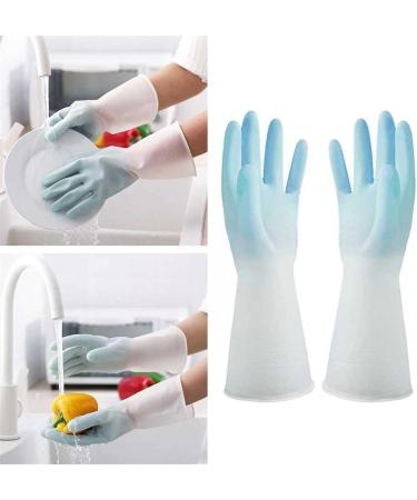 Dishwashing Gloves Kitchen Dishwashing Gloves Durable Household Dishwashing Gloves Rubber Gloves Washing Bowls Gloves Tools - Buy Online on GoSupps.com