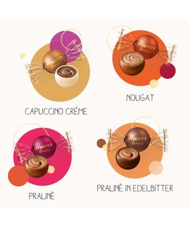 Merci Lovelies Creamy Praline Mix - 185g Filled Chocolate Specialties | International Shipping Available - Buy Online on GoSupps.com