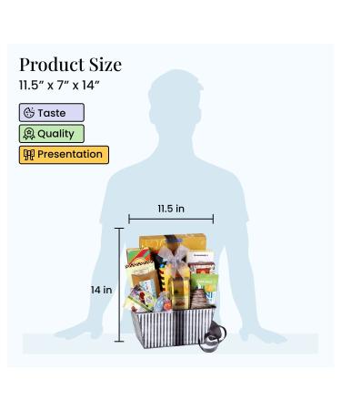 Broadway Basketeers Gourmet Food Gift Basket for Holidays, Appreciation, and More - Buy Online on GoSupps.com