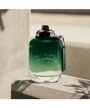 Coach Green Eau de Toilette - Long Lasting Fragrance with notes of Kiwi Rosemary Essence & Crystal Moss - Fruity & Green - 3.3 fl. oz. 3.3 Fl Oz - Buy Online on GoSupps.com