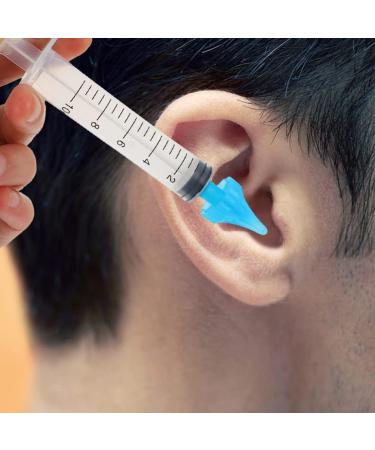 Ciieeo Ear Wax Removal Syringe - 4pcs 10ml Plastic Cleaner Tool for Ear Wax Flushing and Cleaning - Buy Online on GoSupps.com