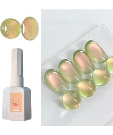 Guava Cat Eye Green Glass for Women 15ml Fingernail Art Accessories for Beginners Women and Girls at Wedding and Party - Buy Online on GoSupps.com