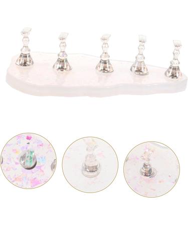 MERRYHAPY 1 Set Press on Nail Stand Manicure Tools Professional Nail Set Kit for Beginners Fake Nails Easel Magnetic Base False Nail Painting Stand Nail Supplies for Beginners - Buy Online on GoSupps.com
