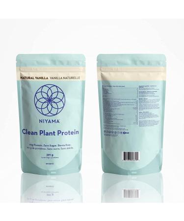 Niyama Clean Plant Protein Powder | Delicious and Smooth Vegan Protein Powder from Organic Peas | Paleo Keto Soy-free Gluten-free No Stevia Zero Sugar | Vanilla Protein Powder (14 servings) (391 g (Pack of 1) Vanilla) Vanilla 391 g (Pack of 1) - Buy Online on GoSupps.com