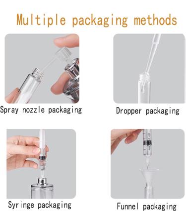 ATB-Foger 30 ml 2 pieces round perfume spray bottle perfume atomiser glass for perfume travel cosmetics with funnel pipettes and other accessories - Buy Online on GoSupps.com