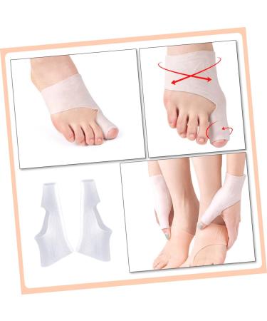 Buy Mobestech Foot Protector Bunion Splint - Toe Separators & Spacers for Comfort | Dual Purpose White 13x7CM - Buy Online on GoSupps.com