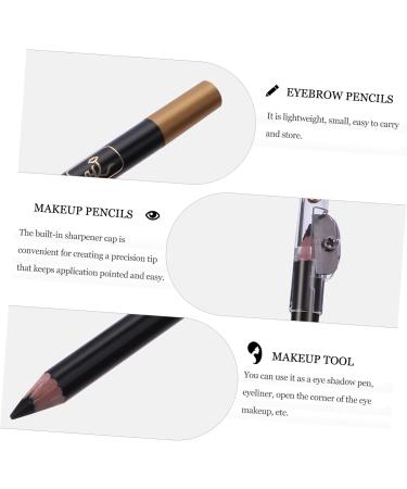 POPETPOP 16 pcs Beauty Tool Makeup Professional Pencils Pencil Women in Eyebrow Sharpener with Built-in - Buy Online on GoSupps.com