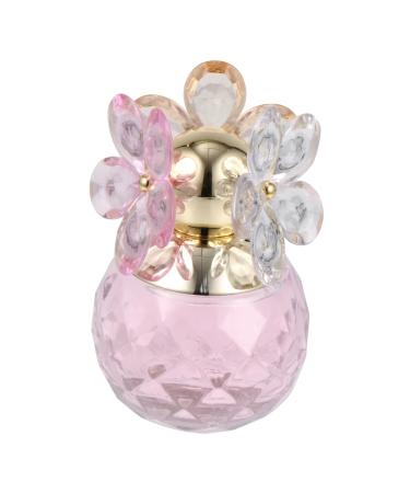 FOMIYES 1 Perfume Talco Perfumado Para Mujer Refillable Essential Oil Sprayer For Women Sink Sponge Holder Empty Fragrance Bottles Vintage Aroma Container Fragrance Pump Bottle Pink Glass