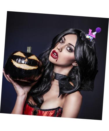 minkissy 1pc Halloween Lighted Hair Clips Alligator Bowknot Barrette Alligator Hair Clips for Women Luminous Halloween Hairpin Toddler Tiara Halloween Hair Clip Miss Lace Batsuit Clothing - Buy Online on GoSupps.com