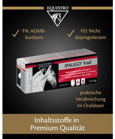 Equistro Ipaligo Foal 3x14g Oral Syringe - Buy Online on GoSupps.com