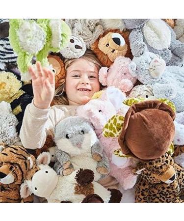 Warmies Junior Heatable Lavender-Scented Marshmallow Bear Toy - Brown Medium - Buy Online on GoSupps.com