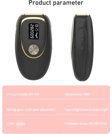 IPL Hair Removal Device - 999 900 Pain-Free Flashes for Body Face & Bikini - Freeze Point Technology - Unisex - Buy Online on GoSupps.com