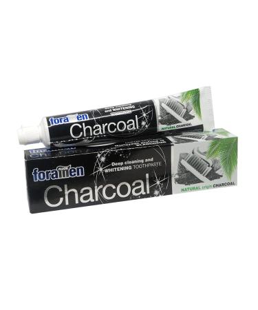 FORAMEN Toothpaste Charcoal Charcoal with activated carbon 75 ml White teeth and fresh breath Ideal to eliminate stains from your teeth