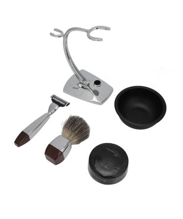 Shaving Set Brush Stand Beard Cleaning Tool Manual Shaving Razor Robust for Men