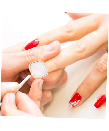  Anneome Anneome 2 Piece Marble Nail Art Ring Palettes Unique Shell Color Palettes Portable Ring Mixing Palettes for Party Use - Buy Online on GoSupps.com