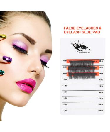 Makeup Eyelash Tray Strip Dispenser & False Eyelash Adhesive Pad - Grafting Eyelash Extension Tools for Perfect Lash Application - Buy Online on GoSupps.com