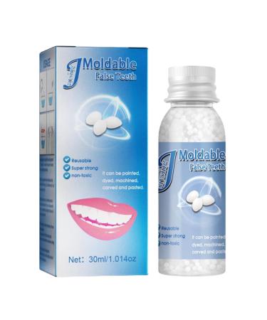 Moldable False Teeth Temporary Tooth Filling Kit Teeth Filling Replacement Instant Tooth Filling Repair Kit Thermal Forming False Teeth Dental Repair Tools Tooth Filler DIY Fake Teeth Repair Beads