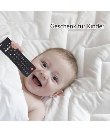 Baby Silicone Bite Ring Chew Toys - Soft Teething Rings for 3-18 Months | Sensory Teething Relief - Buy Online on GoSupps.com