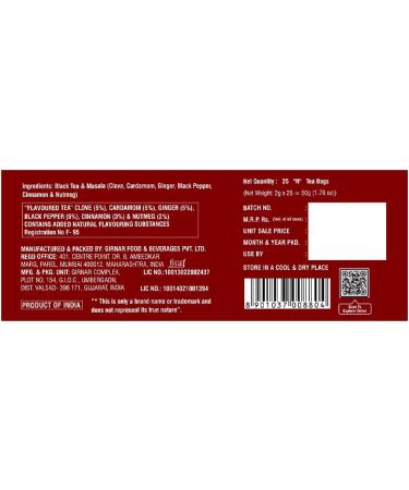 Girnar kesari masala th (25 sachets de th ) - Buy Online on GoSupps.com